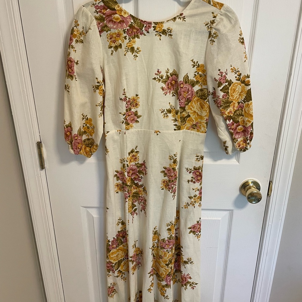 Sezane linen Jiana Dress- sold out on website!